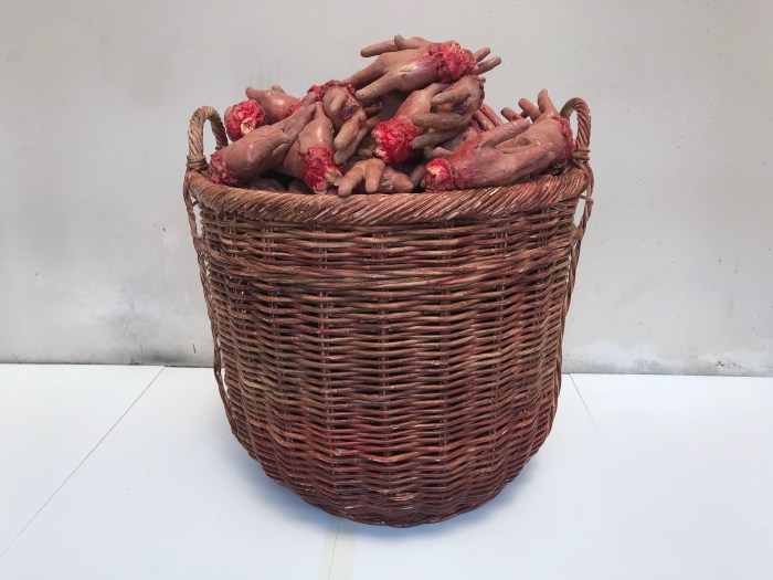 (2) giant baskets of hands edit